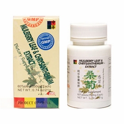 Naturally TCM, Mulberry Leaf & Chrysanthemum Extract, 60 Tablets/Bottle, 10 Boxes Naturally TCM, Mulberry Leaf & Chrysanthemum Extract, 60 Tablets/Bottle, 10 Boxes