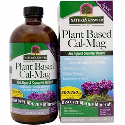 Nature's Answer, Plant Based Cal-Mag Liquid, Marine Calcium Magnesium, 16 oz