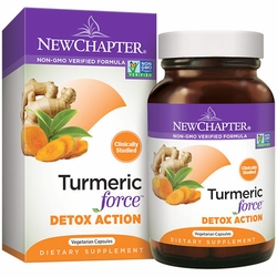 New Chapter, Turmeric Force Detox Action, 60 Vegetarian Capsules New Chapter, Turmeric Force Detox Action, 60 Vegetarian Capsules