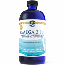 Nordic Naturals, Omega-3 Pet Liquid, Large to Very Large Breed Dogs & Multi-Dog Households, 16 oz