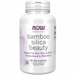 NOW Foods, Bamboo Silica Beauty, 90 Veg Capsules NOW Foods, Bamboo Silica Beauty, 90 Veg Capsules
