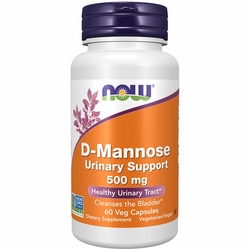 NOW Foods, D-Mannose Urinary Support 500 mg, 60 Veg Capsules NOW Foods, D-Mannose Urinary Support 500 mg, 60 Veg Capsules