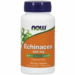 NOW Foods, Echinacea Root 400 mg, 100 Capsules