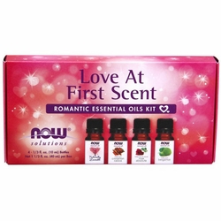 NOW Foods, Essential Oils Kit For Romance - Love At First Scent, 4 Bottles