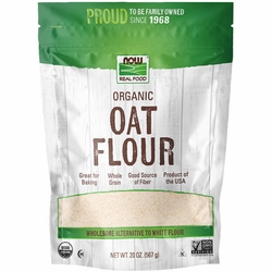 NOW Foods, Organic Oat Flour, 20 oz (567 g)