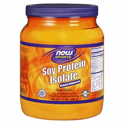 NOW Foods, Soy Protein Isolate Powder, Non-GMO Unflavored, 1.2 lb