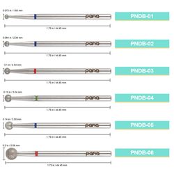 3/32" Diamond Carbide Ball Bit, PNDB-06