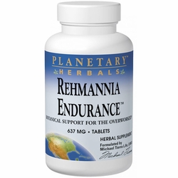 Planetary Herbals, Rehmannia Endurance (Liu Wei Di Huang Wan) 637 mg, 75 Tablets