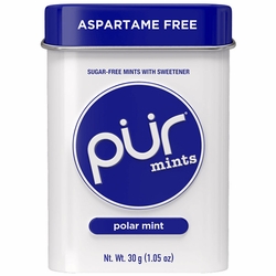 PUR, Sugar Free Mints - Polar Mint, 30 Pieces