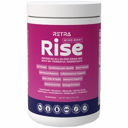 Retra, Rise Advanced All-in-One Drink Mix with 50+ Powerful Ingredients, 300 g (10.5 oz) Retra, Rise Advanced All-in-One Drink Mix with 50+ Powerful Ingredients, 300 g (10.5 oz)