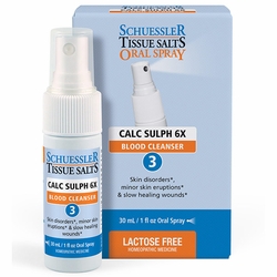 Schuessler Tissue Salts, Calc Sulph 6X Blood Cleanser Oral Spray, 30 ml