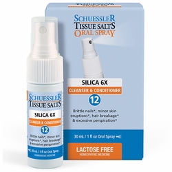 Schuessler Tissue Salts, Silica 6X Cleanser & Conditioner Oral Spray, 30 ml