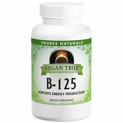 Source Naturals, Vegan True B-125 Complex, 60 Tablets