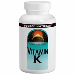 Source Naturals, Vitamin K 500mcg, 100 Tablets