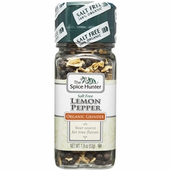 Spice Hunter, Lemon Pepper Salt Free Organic Grinder, 1.9 oz x 3 Jars Spice Hunter, Lemon Pepper Salt Free Organic Grinder, 1.9 oz x 3 Jars