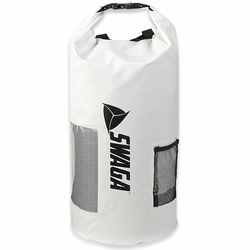 Swaga, Dry Sack Waterproof Backpack, White, 40L Swaga, Dry Sack Waterproof Backpack, White, 40L