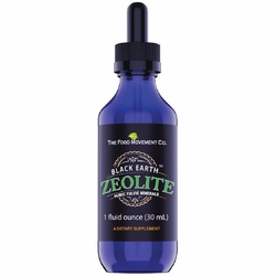 The Food Movement, Black Earth Zeolite Dropper, Clinoptilolite Supplement with Humic Fulvic Minerals, 1 oz