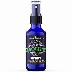 The Food Movement, Black Earth Zeolite Spray, 1 oz
