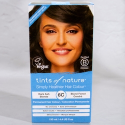 Tints of Nature, Permanent Hair Colour 6C Dark Ash Blonde, 4.4 oz