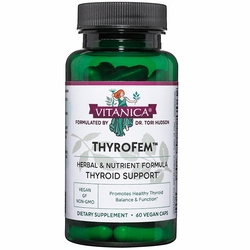 Vitanica, ThyroFem, Thyroid Support, 60 Vegetarian Capsules Vitanica, ThyroFem, Thyroid Support, 60 Vegetarian Capsules