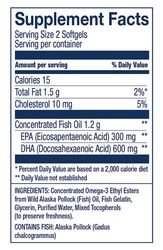 Wild Alaskan Fish Oil - Peak DHA, Value Size Wild Alaskan Fish Oil - Peak DHA, Value Size