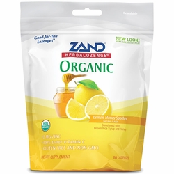 Zand, HerbaLozenge Organic Herbal Lozenge, Lemon Honey Soother, 80 Drops Zand, HerbaLozenge Organic Herbal Lozenge, Lemon Honey Soother, 80 Drops
