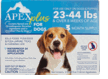 Apex Plus for Dogs Topical Flea and Tick Treatment - 3 ct - ( 23 - 44 LBS )