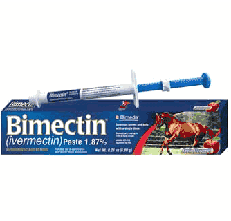 BIMECTIN (IVERMECTIN) PASTE 1.87 % 6.08 GM 
