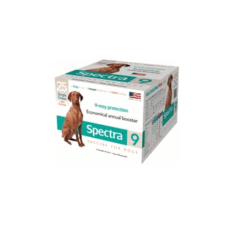 Canine Spectra 9 -  1 dose w/syringe @ $13.17  per dose