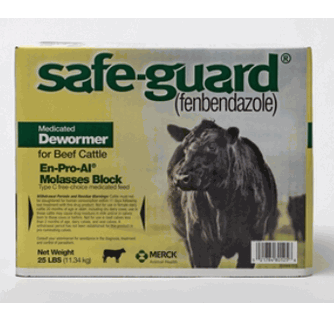 Safe-Guard 20% Protein Molasses Block, 25lb