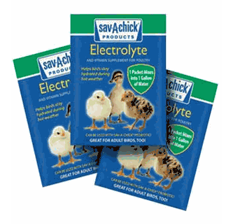 SAV-A-CHICK  ELECTROLYTE AND VITAMIN SUPPLEMENT 0.25 OZ 3/PKG