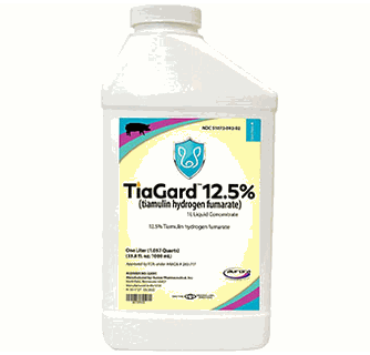 TiaGard 12.5% (Tiamulin) Liquid Concentrate    -     1000 ml x 12 @ $19.75 each