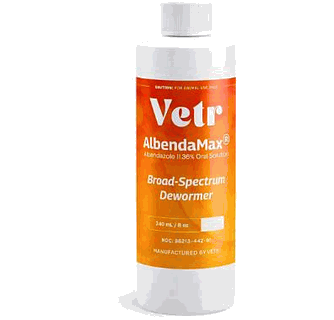 AlbendaMax 11.36% Oral Suspension Liquid Dewormer For Horses,Cattle, Sheep & Goats -  500 mL