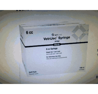 VetriJec Soft Pack 6cc Luer ( Lock ) Syringe - 100ct Box