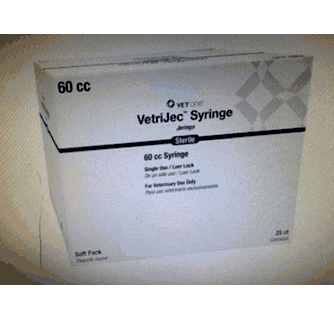 VetriJec Soft Pack 60cc Luer ( Lock ) Syringe - 25ct Box