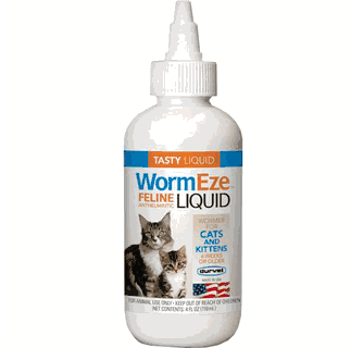 WormEze Feline Anthelmintic Liquid, 4oz