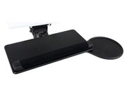 20"W Phenolic Keyboard Tray and Pad w/ Swivel Mouse Tray Single<br> Knob Arm