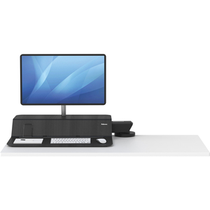 Fellowes Lotus™ RT Sit-Stand Workstation Black Single
