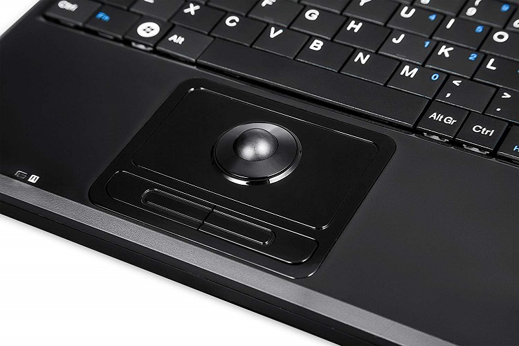 perixx PERIBOARD-526 FR Wired Mini USB Keyboard with Trackball