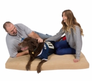 Temperature Regulated Orthopedic Dog Beds (Blue Denim Cover)