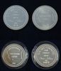 1986 Montana Engelhard and Johnson Matthey Silver Rounds 2 x 1 Troy oz