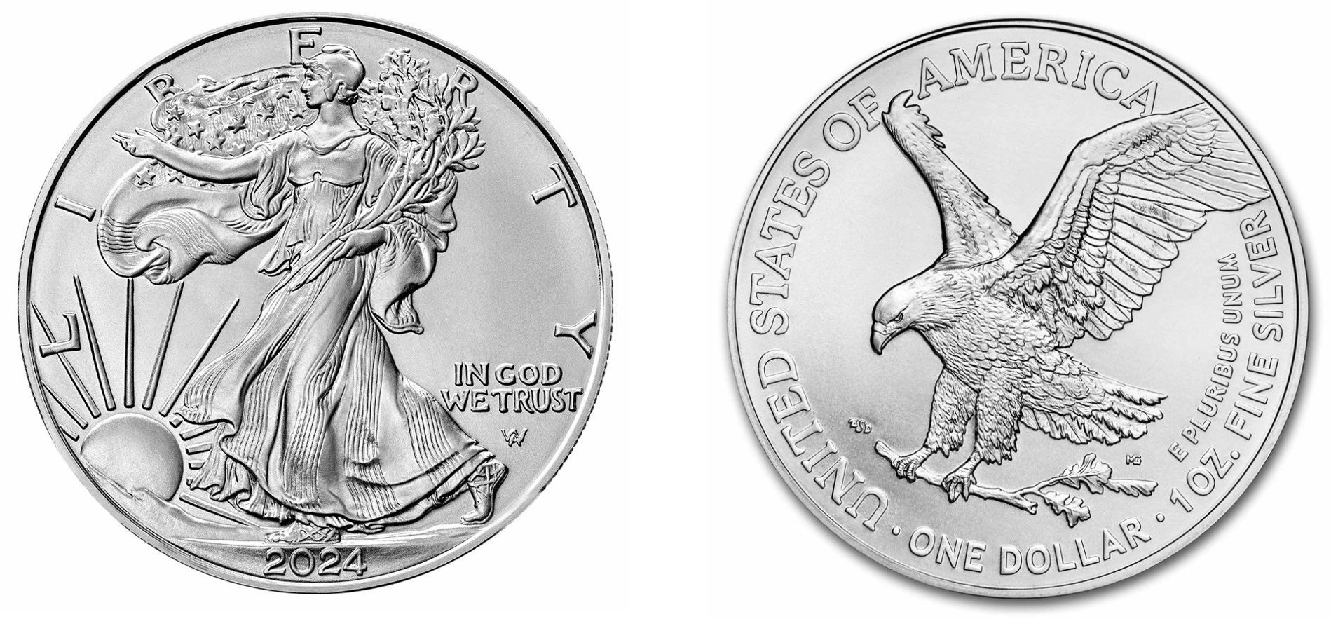 2024 American Silver Eagle 1 Unc