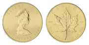 Canadian Gold Maple .999 fine 1 Troy oz