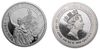 2021 St Helena Queen's Virtues- Victory Silver 1 Troy oz BU