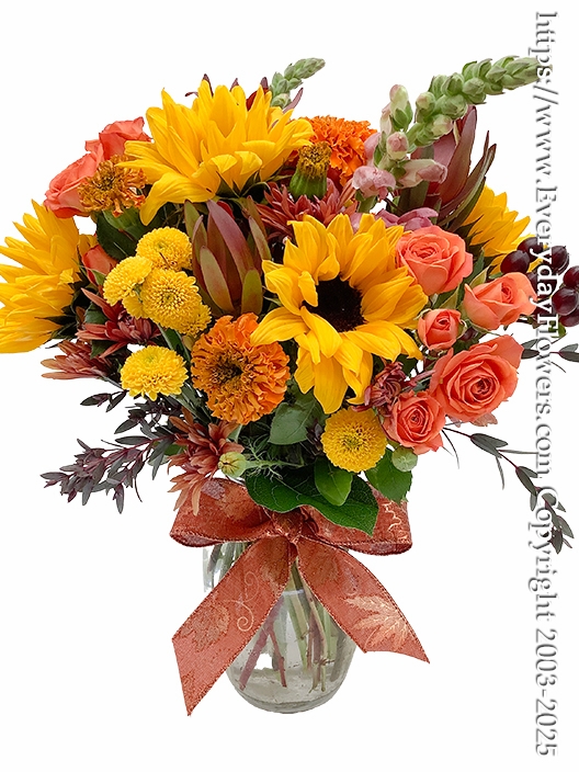 Autumn Blossom Fall Flower Arrangement