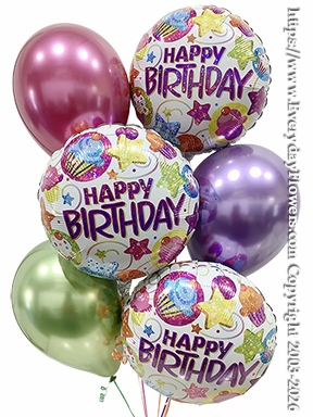 Birthday Dazzling Sweets Balloon Bouquet