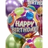 Birthday Glitter Dots Balloon Bouquet - Same Day Delivery Orange County CA