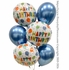 Birthday Party Balloons Blue - Same Day Delivery Orange County CA