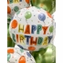 Birthday Party Balloons Green