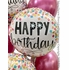 Birthday Pink Confetti Balloon Bouquet - Same Day Delivery Orange County, CA